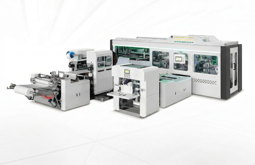 HAOLON HL-58 Fully Automatic 3D Bag Making Machine